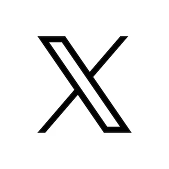 X (formerly Twitter) Logo.